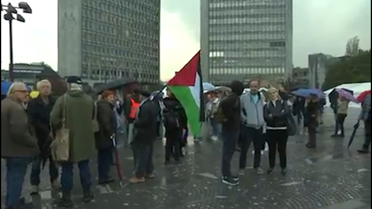 تظاهرة في سلوفينيا دعما لفلسطين - طوفان الأقصى